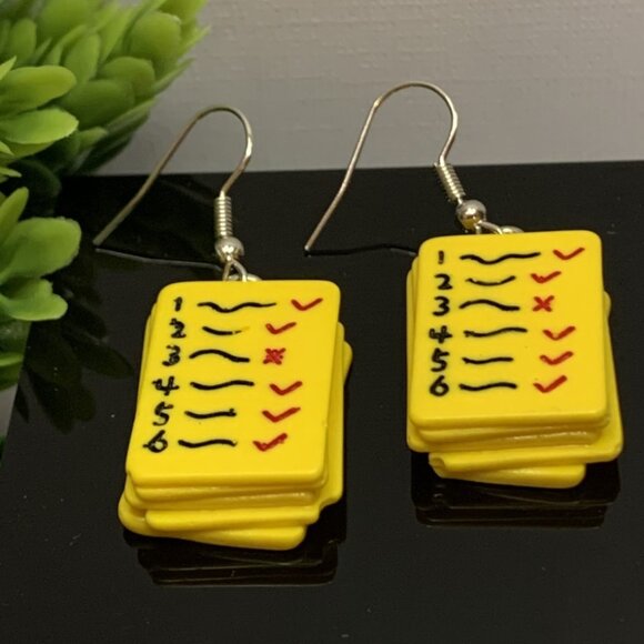 Teacher Earring, Educator Earring, Teacher Appreciation Gift, School Earring - Picture 2 of 6